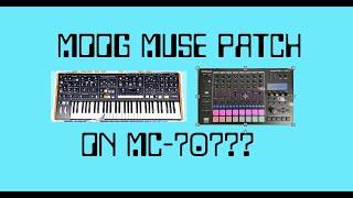 Moog Muse Patch on MC-707??