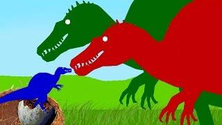 Spinosaurus saves egg - Dinosaurs cartoon