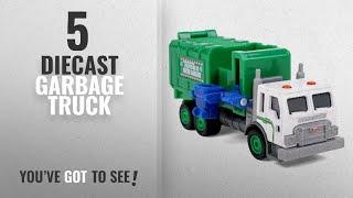 Top 10 Diecast Garbage Truck [2018]: Tonka Diecast Big Rigs Side Arm Garbage Truck