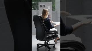 COLAMY Executive Big and Tall 400lbs PU Leather Office Chair