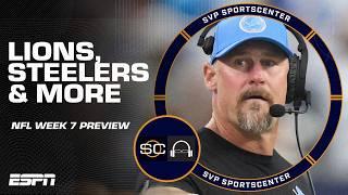 FULL NFL WEEK 7 PREVIEW  Impressive Lions, Chiefs-49ers & Wilson leading Steelers | SC with SVP