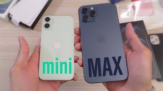 iPhone 12 Mini and 12 Pro Max UNBOXING!