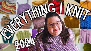 Everything I Knit in 2024 | My First Year Knitting as a Plus Size Beginner