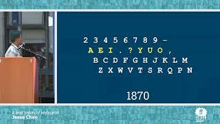 A brief history of keyboards! - Jesse Chen at !!Con 2024