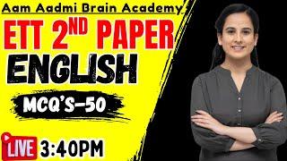 ETT CADRE| ENGLISH | 2nd paper preparation | ett 5994 new update | ett 6635 new update