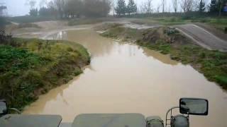 Old BRDM-2 back off road