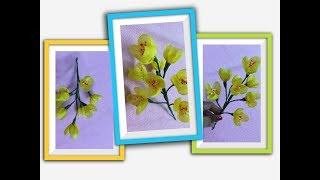 how to make easy Organdy Flower Bouquet || bunch of flower || cloth flower