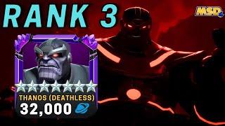 Rank 3 Sig 200 Deathless Thanos Gameplay and Guide | Marvel Contest of Champions