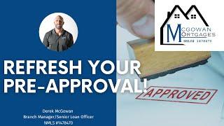 Refresh Your Pre-Approval!