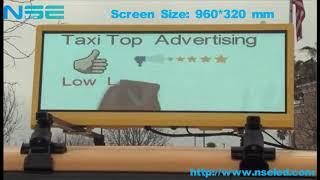 NSE P2.5 Taxi Rooftop LED Display Signs in USA