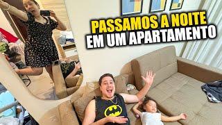 PASSAMOS A NOITE EM UM APARTAMENTO EM SÃO PAULO | Jeru e Cheru