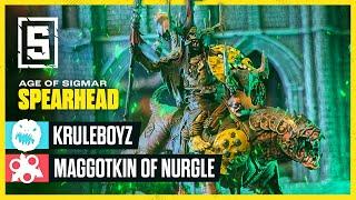 Kruleboyz vs Maggotkin of Nurgle | Age of Sigmar Spearhead Battle Report