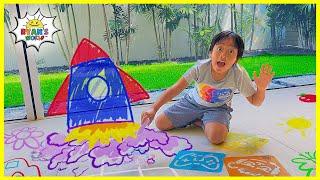 Ryan plays with Chalk and it comes ALIVE!!!