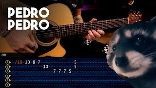 PEDRO PEDRO PEDRO PE - GUITARRA TAB SUPER FACIL | Christianvib