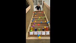 Big Bounce Stairs Challenge -- family game