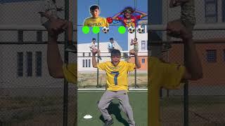 The Most Passed Among The Tires Wins The Challenge.#shorts #football #funny
