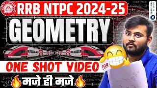 RRB NTPC Maths 2024-25 | Complete Geometry Practice | Advance Maths One Shot Revision by Sahil Sir