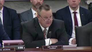 At Hearing with VA Sec., Tester Pushes for Path Forward on Comprehensive Toxic Exposure Legislation