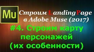 #4. Строим карту персонажей (их особенности). (Строим Landing Page в Adobe Muse'17)