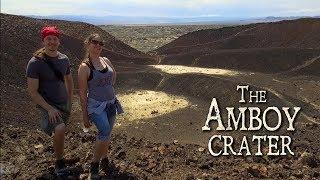 Exploring Inside the Amboy Volcano Crater