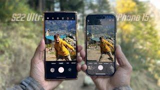 iPhone 15 vs Galaxy S22 Ultra Full Camera Test (Hindi) | Battle of The Flagship's