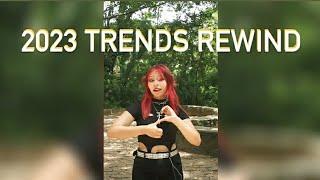 TIKTOK TRENDS REWIND 2023 #rewind #retrospect #replay