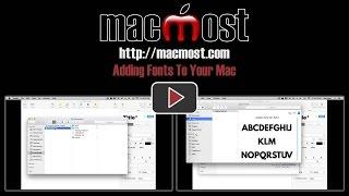 Adding Fonts To Your Mac (#1195)