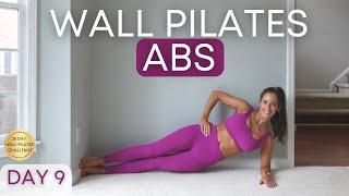 28 Day Wall Pilates Challenge- Day 9 | Wall Pilates Ab Workout