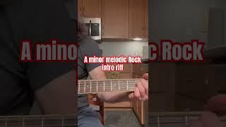 A minor melodic Rock intro riff - original by Jason Chasse