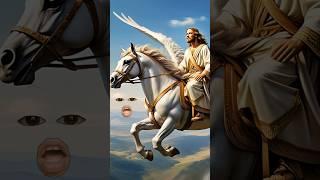 JESUS GO TO CHURCH RIDING PEGASUS | Alifun ba Taun Sa #islamicshort #shorts  #jesus #trending