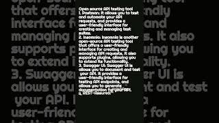 API testing tool