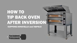 How To Tip Back Cuppone Pizza Oven