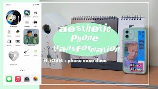 anime/kpop phone transformation [ ft. ios 14, phone case deco + what’s on my iphone 12 ]