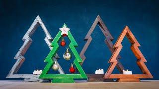 Wooden Christmas Tree | Detailed Build with Jig for Mitre Saw