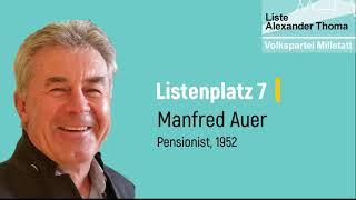 7. Manfred Auer