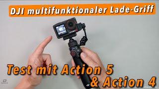 DJI multifunktionaler Lade-Griff - Test mit Action 5 & Action 4 (Multifunctional Charging Handle)