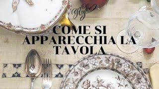 come apparecchiare la tavola in modo perfetto