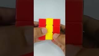 how to cube centre in a trick Suriname flag cube trick #cube #shorts