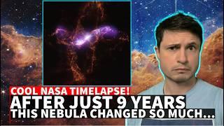 Incredible Timelapse by NASA Shows How a Nebula Evolves in 9 Years