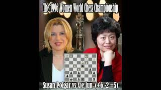 The 1996 Women World Chess Championship (Game 8-13) // Susan Polgar vs Xie Jun (+6  -2 =5)