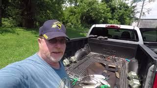 Catch, Clean and Cook Nice Size Rainbow Trout. Mmm! Good!