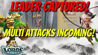Captured Leader Vs Multiple Attacks! - Lords Mobile