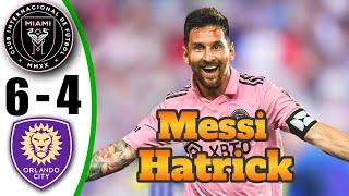 Messi BACK  Inter Miami vs Orlando City 6-4 - All Goals & Highlights - 2024