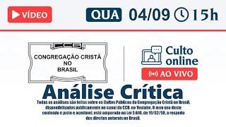 Ancião CCBeano Critica Pessoas Que Praticam Atividades Físicas. | Reaction | CULTO CCB 04/09/2024.