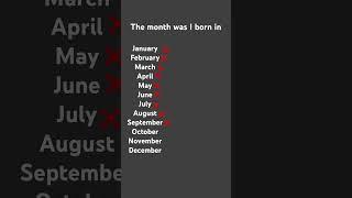 My birth month #birthmonth #trending #trend #shorts #short #trendingshorts #birthday