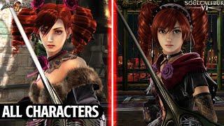 SoulCalibur VI vs SoulCalibur IV - All Characters Comparison + Critical Finish