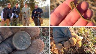 OMG!! CIVIL WAR & COLONIAL HOUSE SITE!!!Metal detecting for relics!! Coins, buttons, bullets & more!