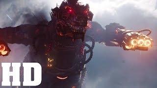 Mechagodzilla vs Gundam Scene   Ready Player One 2018  HD