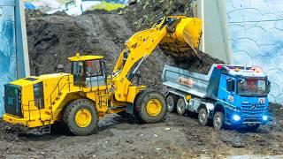 CRAZY MIX of RC Trucks & RC Construction Vehicles & RC Bus & RC Excavator & RC Tractor & RC Cars