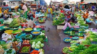 EXOTIC Fresh Market! Tons of Meat, Fish & Unseen Street Food Dishes!